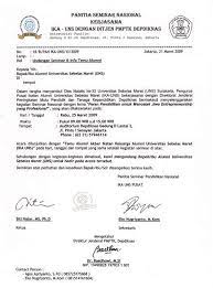 Pada contoh di bawah ini adalah undangan kegiatan seminar yang ditujukan kepada ketua program studi. Contoh Surat Undangan Resmi Seminar Kesehatan Backup Gambar