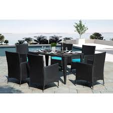 Maybe you would like to learn more about one of these? 7 Piece Outdoor Dining Sets For 6 All Weathe Wicker Chairs With Glass Dining Table Rectangle Patio Sofa Furniture Set With Removable Cushions For Backyard Porch Garden Poolside L986 Walmart Com Walmart Com