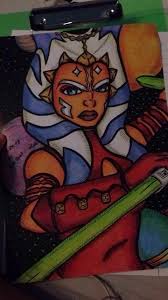 Ahsoka Tano Fertige Zeichnung German Anime Amino