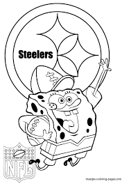 Make a fun coloring book out of family photos wi. Pittsburgh Steelers Coloring Page Coloring Home