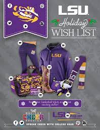 Lsu Holiday Wish List By College Colors Lsu College Colors Geaux Tigers