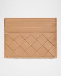 Bottega Veneta Intrecciato Leather Card Holder | Neiman Marcus