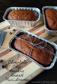 Need A Scrumptious Neighbor Friend Or Family Gift For The Holidays Why Not A Mini Lo Chocolate Chip Banana Bread Banana Chocolate Chip Chocolate Chip Recipes