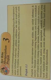 Maybe you would like to learn more about one of these? Ayo Kita Mengerjakan Projek 3 Kls 8 Hal 125tolong Di Bantu Ya Kak Gt Brainly Co Id