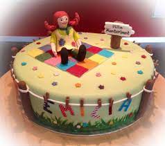 Alle bewundern das stärkste, eigenwilligste und unabhängigste mädchen der welt. Pippi Langstrumpf Torte Pippi Longstocking Cake Kuchen Ideen Pippi Langstrumpf Kuchen Kindergeburtstag