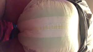Massive Runny Mess in Tena Adult Diaper - ThisVid.com