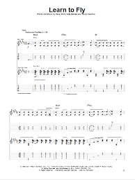 Emma from brisbane, australiathis is one of my all time favs.it is an awesome song. Learn To Fly Foo Fighters Noten Cascha Com
