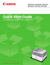 Pilote d'installation de canon ir 1024. Canon Ir1024a Printer User Guide Manual Manualzz