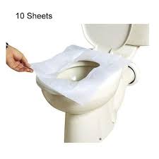 The toilet covers are made from. White Paper Disposable Toilet Seat Covers Rs 1 3 Piece Paperiva Id 19965246697