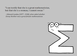 Interesting Quote About The Role Of Women In Mathematics
