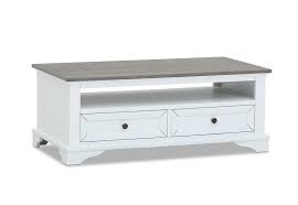 The steel storage compartment has broad oak edges which provide extra table surface. White Grey Marseille Coffee Table Amart Furniture