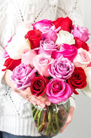 But you don't need to break the bank to do it. One Dozen Assorted Valentine S Day Roses At From You Flowers Valentines Flowers Flowers For You Rose