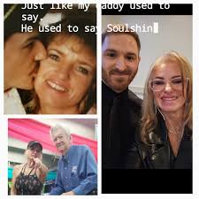 Top left: #Sandraleewilson and Davie at Daytona around 92' Bottom left:  Sandra Wilson and Davie's only son Robbie Alison at Bobby's Funeral...  sadly 🙏 RIP Dear friends. Not a day passes without a ...