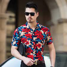 J.crew's got products like men's casual floral shirts for any day, anywhere, anytime. Abstract High Contrast Floral Pattern Color Men Short Sleeves Shirt Fanfreakz