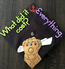 My Graduation Cap Infinity War X Star Wars Collab College Graduation Cap Decoration Graduation Cap High School Graduation Cap Decoration