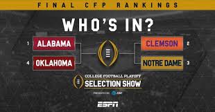 The College Football Playoff Is Officially Set Business