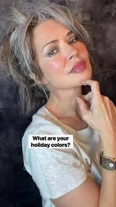 Amazing weekend with the gorgeous and talented Ann Walker. Yes the Clairol  company has run out of Audacious Red! She is rocking that gray!