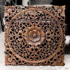 Floral tropical large carved wood wall panel. Wooden Wall Carving Panel Indian Style Wall Hanging Floral Wood Wall Art Decor Asian Wall Decorated 60x Wood Wall Art Decor Wall Carvings Asian Wall Decor