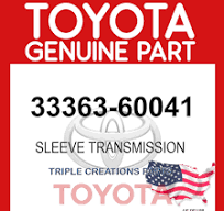 Genuine Toyota 33363-60041 Sleeve Transmission Hub No.1 3336360041 OEM