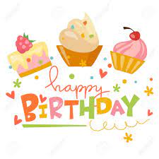 Make sure to look through all of these free happy birthday images to pick up the right one. Happy Birthday Vector Card With Cute Cakes Royalty Free Cliparts Vectors And Stock Illustration Image 95976615