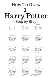 How To Draw Harry Potter Step By Step To Draw Cartoon Character Harry Hermi Harry Potter Journal Einfache Skizzen Zum Zeichnen Einfache Sachen Zum Zeichnen