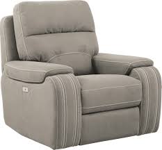 Brampton Place Mushroom Power Recliner Power Recliners Recliner Furniture