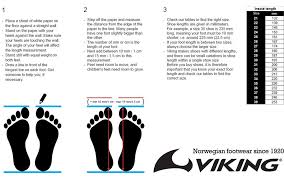 Sizing Chart Viking Rain And Winter Boots Weevikings