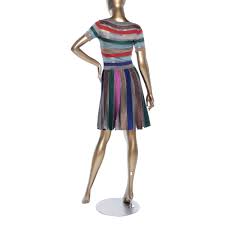 Missoni Metallic Striped Dress