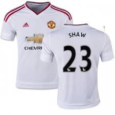 While most of their european counterparts gave in to the temptation of jersey sponsorship long ago, fc barcelona shunned the practice for the first 111. Youth 23 Luke Shaw Manchester United Fc Jersey 15 16 England Football Club Adidas Authentic White Away Soccer Short Shirt