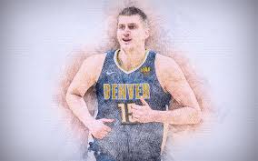 Denver's nikola jokic and jamal murray are twisting, manipulating and inverting one of the bedrock plays of basketball. Download Wallpapers Nikola Jokic 4k Artwork Basketball Stars Denver Nuggets Nba Jokic Basketball Drawing Nikola Jokic Besthqwallpapers Com Denver Nuggets Basketball Star Nba Artwork