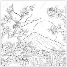 Imagen Relacionada Japanese Landscape Japanese Art Drawings