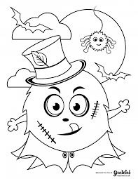 Dream up your own pumpkin faces with this printable sheet! Free Halloween Coloring Pages For Kids Or For The Kid In You