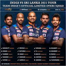 Get today's india vs sri lanka match details & results on sportskeeda. India Vs Sri Lanka 2021 Official Squad For Team India Key Takeaways