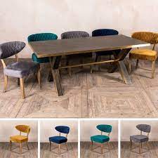 Velvet Dining Chairs Retro Style Seat Velvet Dining Chairs Dining Chairs Cheap Dining Room Chairs
