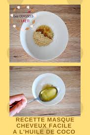 Recette Masque Cheveux Facile A L Huile De Coco Les Odyssees De Laeti Masque Cheveux Masque Cheveux Aloe Vera Cheveux Huile De Coco