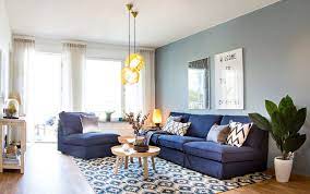 Usar El Azul Como Hilo Conductor Sala De Estar Azul Diseno De Sala Comedor Decoracion De Interiores Salas