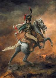 Géricault Officier De Chasseurs à Cheval De La Garde Impériale Chargeant Cacciatore A Cavallo Della Guardia Imperiale Francese Uniformi Militari Napoleone Guerrieri