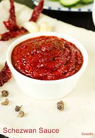 This is a classic example of south indian chinese cooking, with a soy sauce marinade adding the chinese element, and bursts of hot green chilies and tangy vinegar making it uniquely south indian. Schezwan Sauce Recipe How To Make Schezwan Sauce