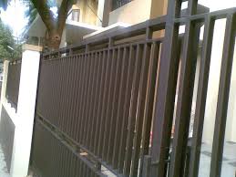 Model Pintu Pagar Minimalis Besi Dorong Minimalis Rumah Pagar