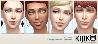 You can find it in the skin detail category and use it . Sims 4 3d Lashes