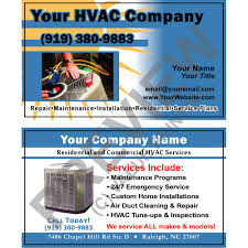 Simply fill in the blanks and have your own custom designed business cards. Hvac Business Card 10 Hvac Sticker