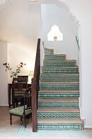 A Hidden Morocco Gem La Maison Blanche More Moroccan Interiors Tiled Staircase Home