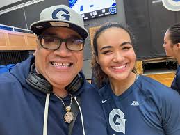 Surprised my niece VRA tonight at Seton Hall University . #hoyasaxa  #georgetown GOD NEVER MISS 🙏🏾