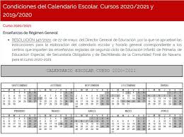 El profesorado y el alumnado disfrutará de vacaciones de navidad desde el jueves 23 de diciembre de 2021 hasta el viernes 7 de enero de 2022, ambos días incluidos, así como de la pascua del jueves 14. Calendario Escolar 2020 2021 En Navarra