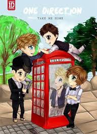 Ahh One Direction Cartooned Cover Of Take Me Home I Just Wish Harry S Hair Was Curly In This P One Direction Cartoons One Direction Drawings One Direction Art