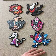 Gen 3 Legendary Weather Trio France Kyogre France Primal Etsy Perler Bead Patterns Perler Beads Designs Perler Bead Art
