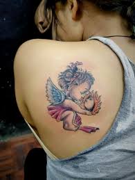 Few common types of miscarriage baby angel tattoos are as follows. Baby Angel Tattoo Baby Angel Tattoo Tattoos Leaf Tattoos
