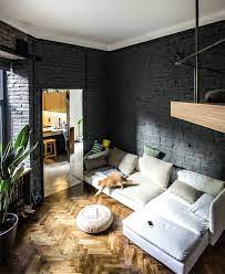 So many ideas to make your apartment special. Cozy Apartment With Small Yard And Light Contemporary Design Interiorzine