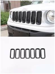 Car Front Grille Inserts Mesh Grill Accessories Black For Jeep Renegade 2015 17 Ebay Motors Parts Amp Accessories C Jeep Renegade 2015 Jeep Renegade Jeep