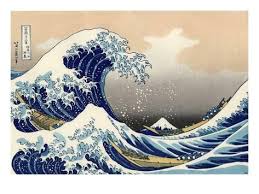 Resultado de imagem para hokusai gravuras